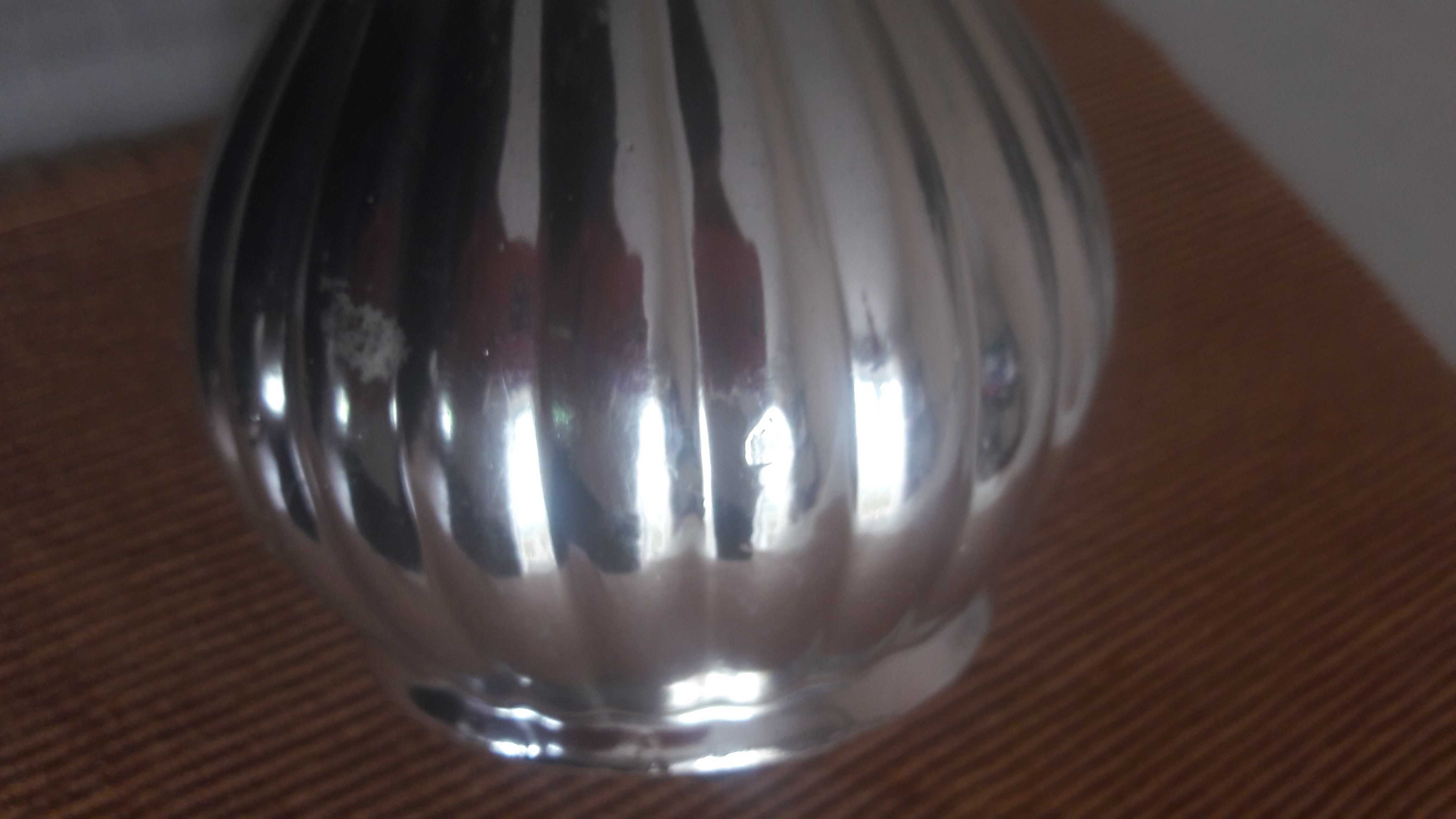 Srebrny wazonik 14 cm wazon flakonik