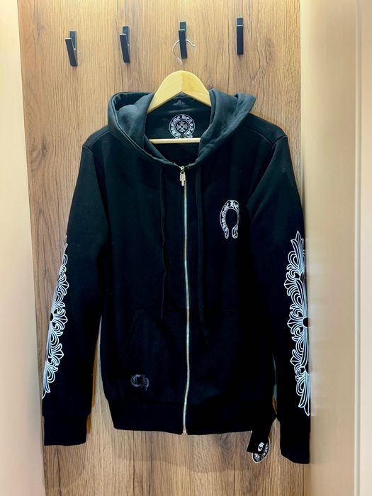 CHROME HEARTS зип худи черное L/нове чорне худі /якicть 100%