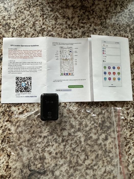 Gps para viatura, malas de viagem, etc