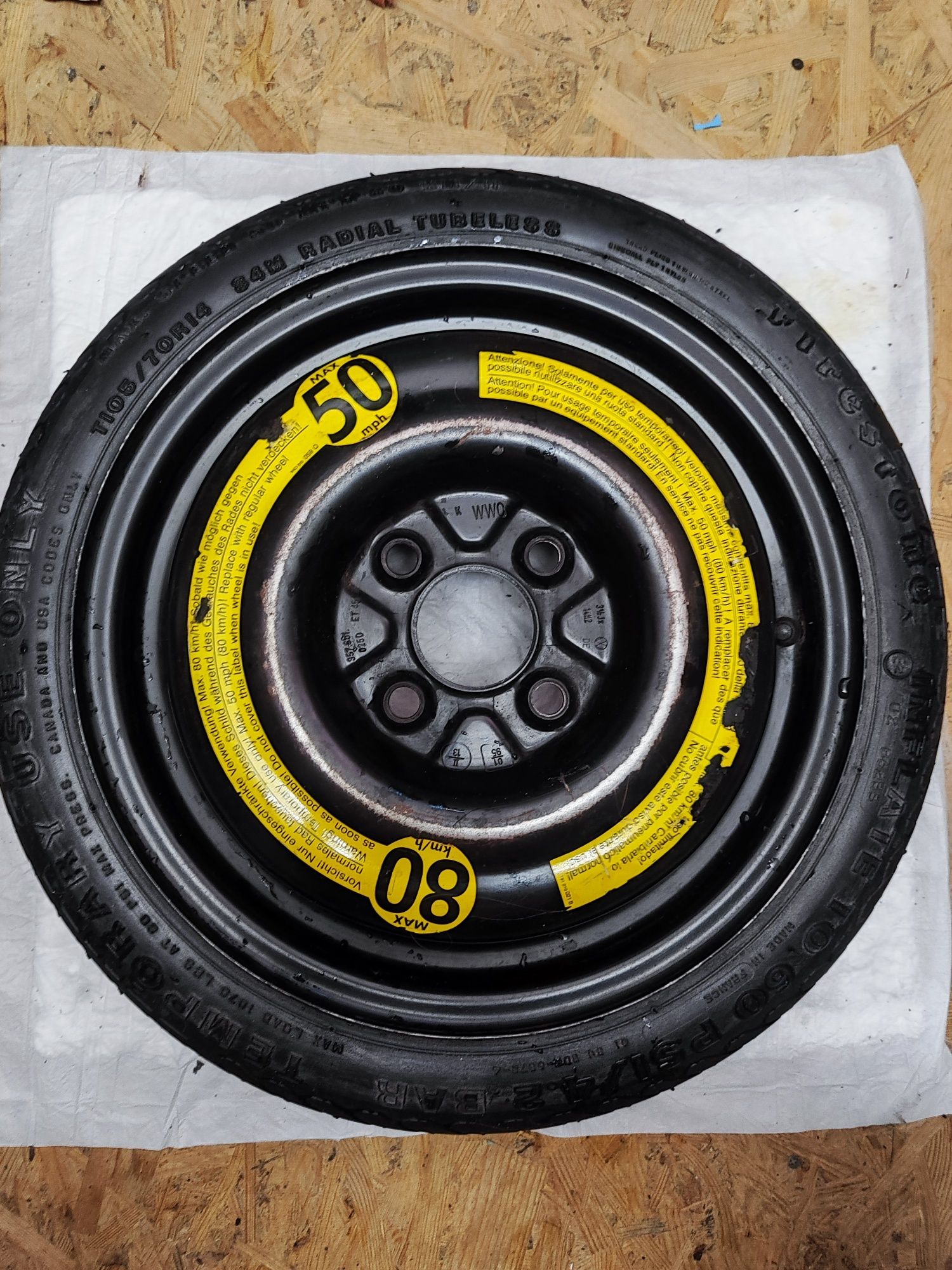 Докатка  Firestone Tempa Spare 105/70R14