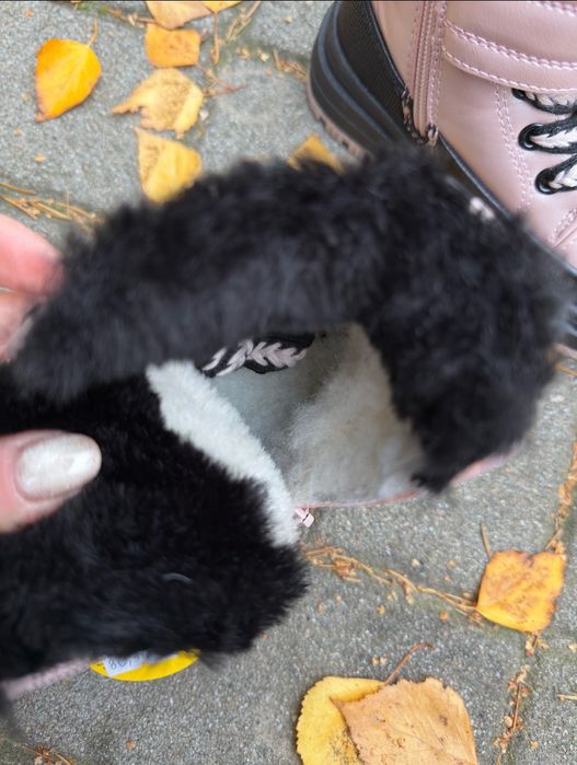 30р Зимові дутики Clibee на дівчинку зимние дутые ботинки на девочку