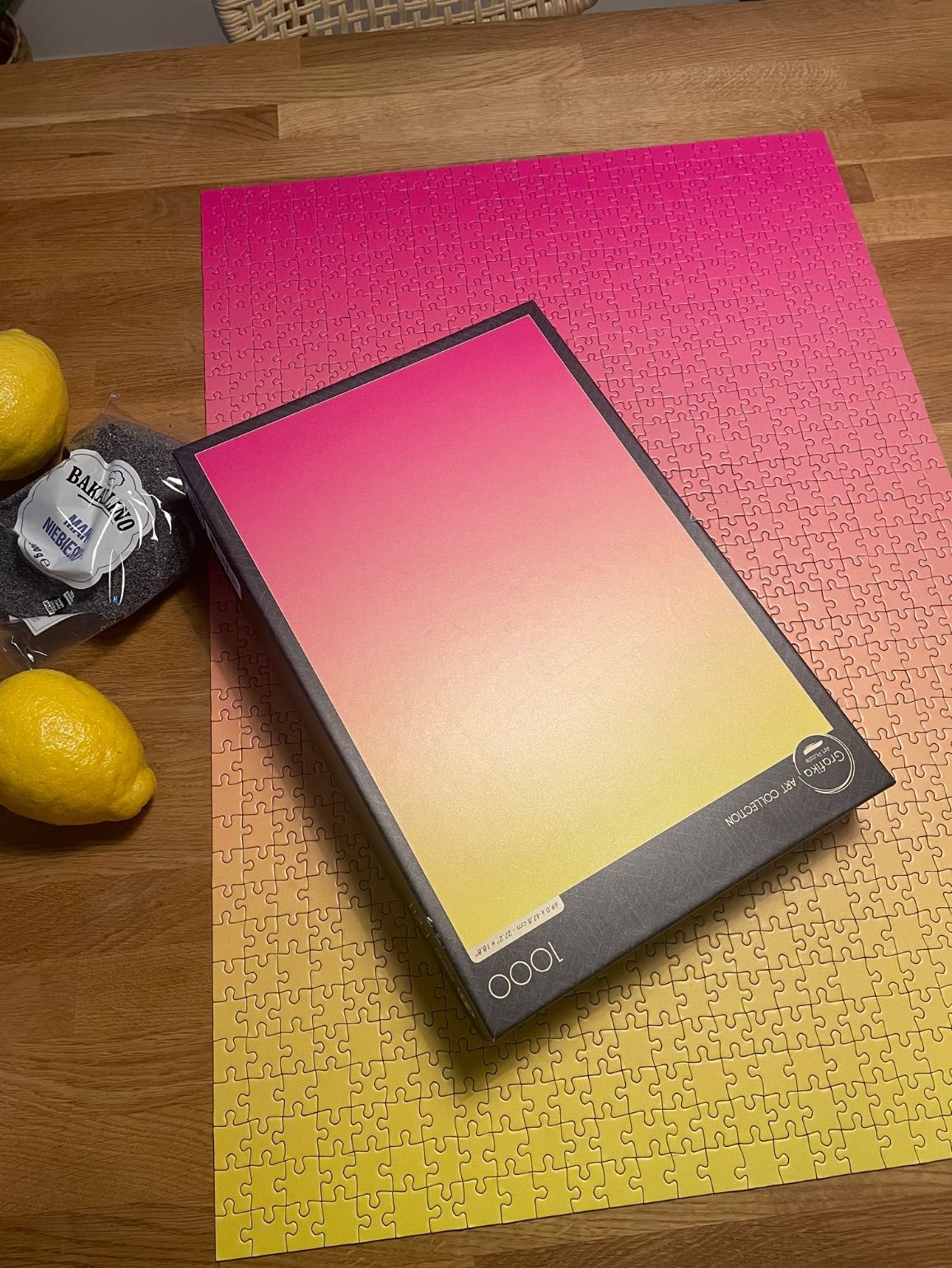 Puzzle gradient art collection