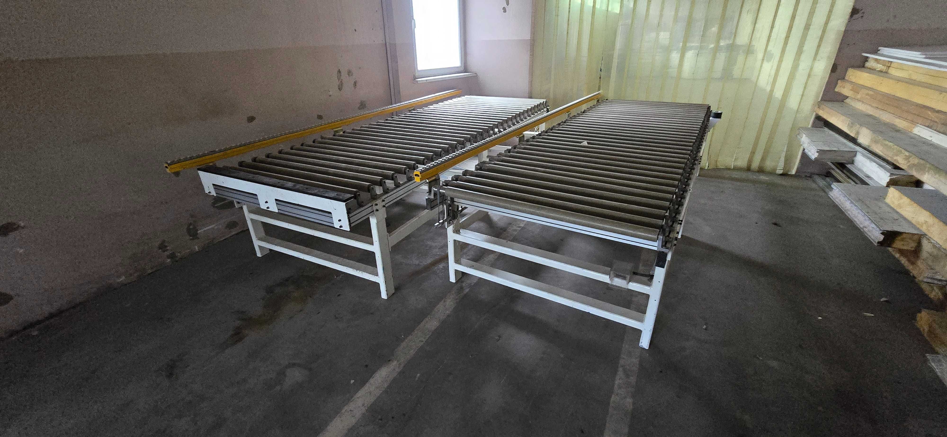 Stoły transportowe do okleiniarki itp ze sterowaniem