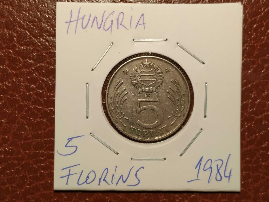 584 Moeda de 5 forint de 1984 - Hungria