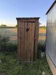 Toaleta WC drewniane, Kibel, Wychodek, Kibelek na budowę