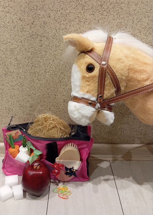 Duży zestaw dla hobby horse smakołyki smaczki akcesoria XL