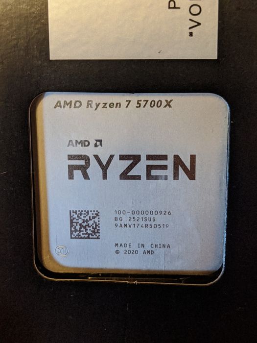 Процессор Ryzen 7 5700X. Новый. AM4 в подарок открывашка
Процессор Ryz