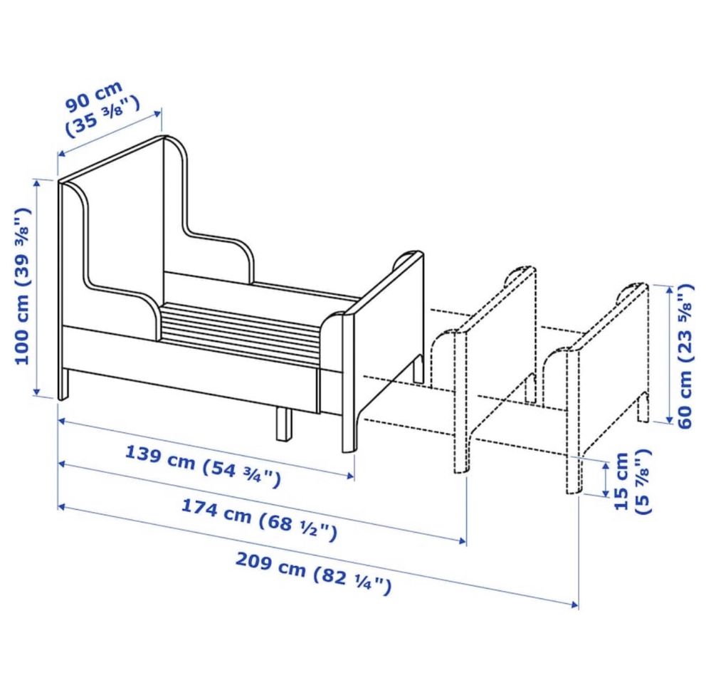 Cama extensivel ikea