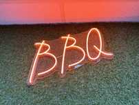 Вивіска неонова BBQ