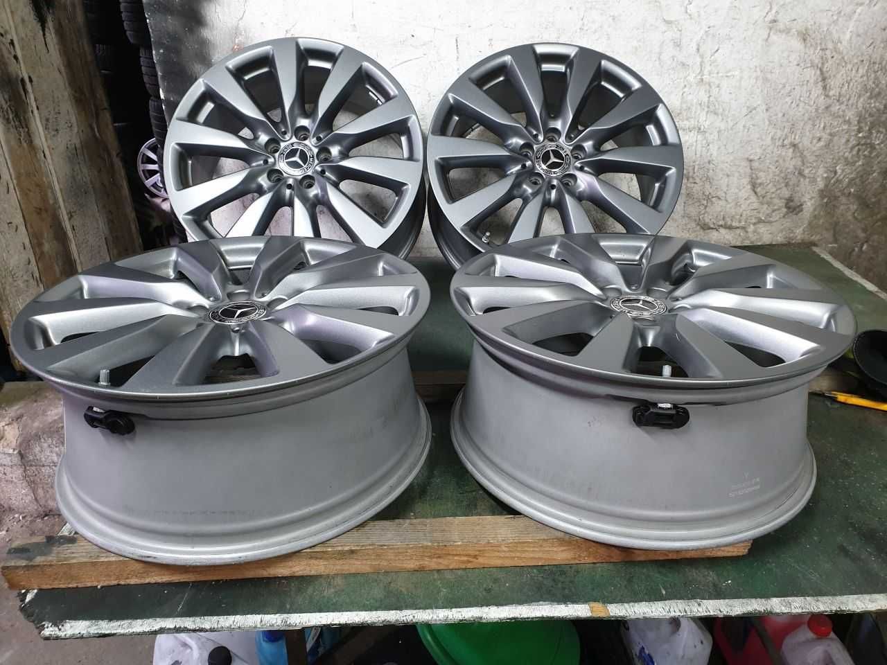 Felgi alu Mercedes R19 5x112 8JX19H2 ET 38 czujniki TPMS Audi VW Skoda
