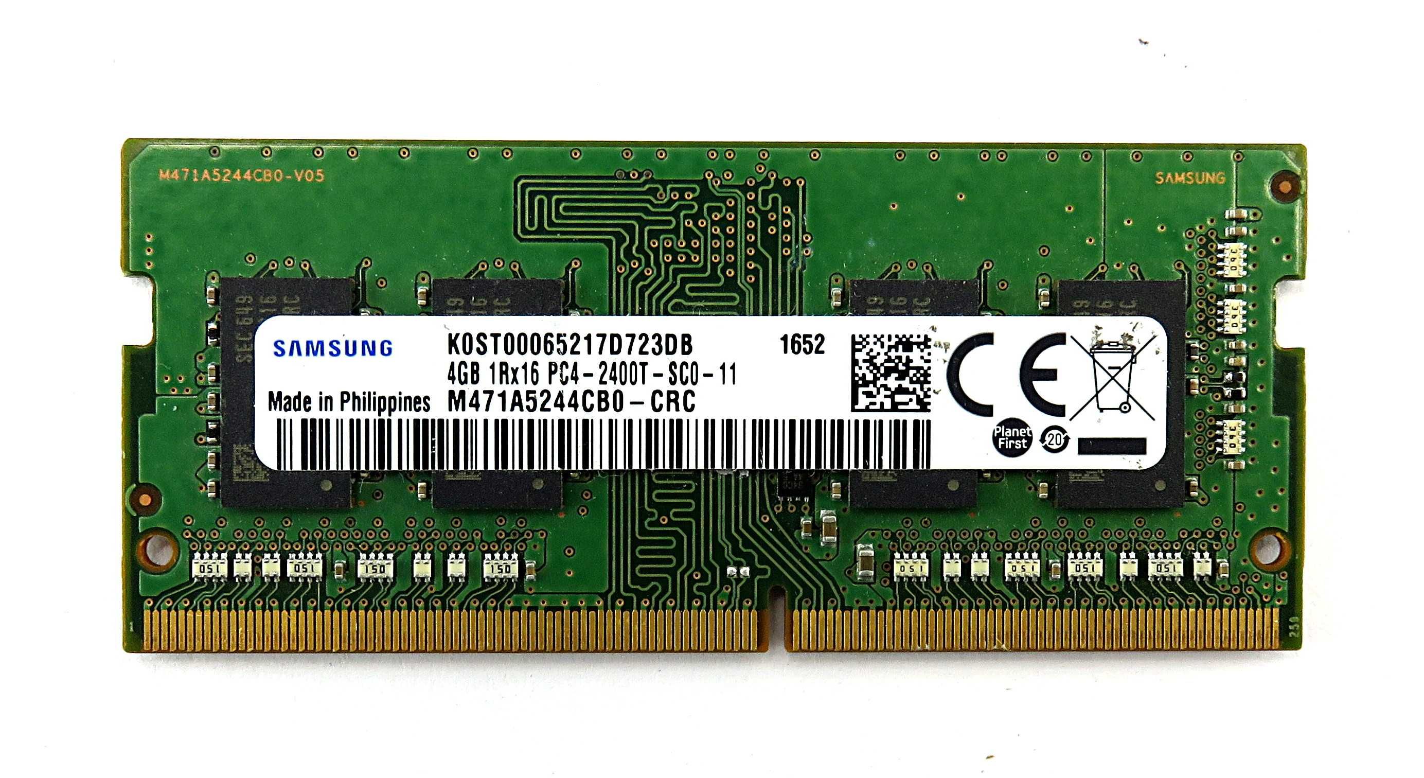 Memória RAM SAMSUNG 4GB DDR4 2400MHz