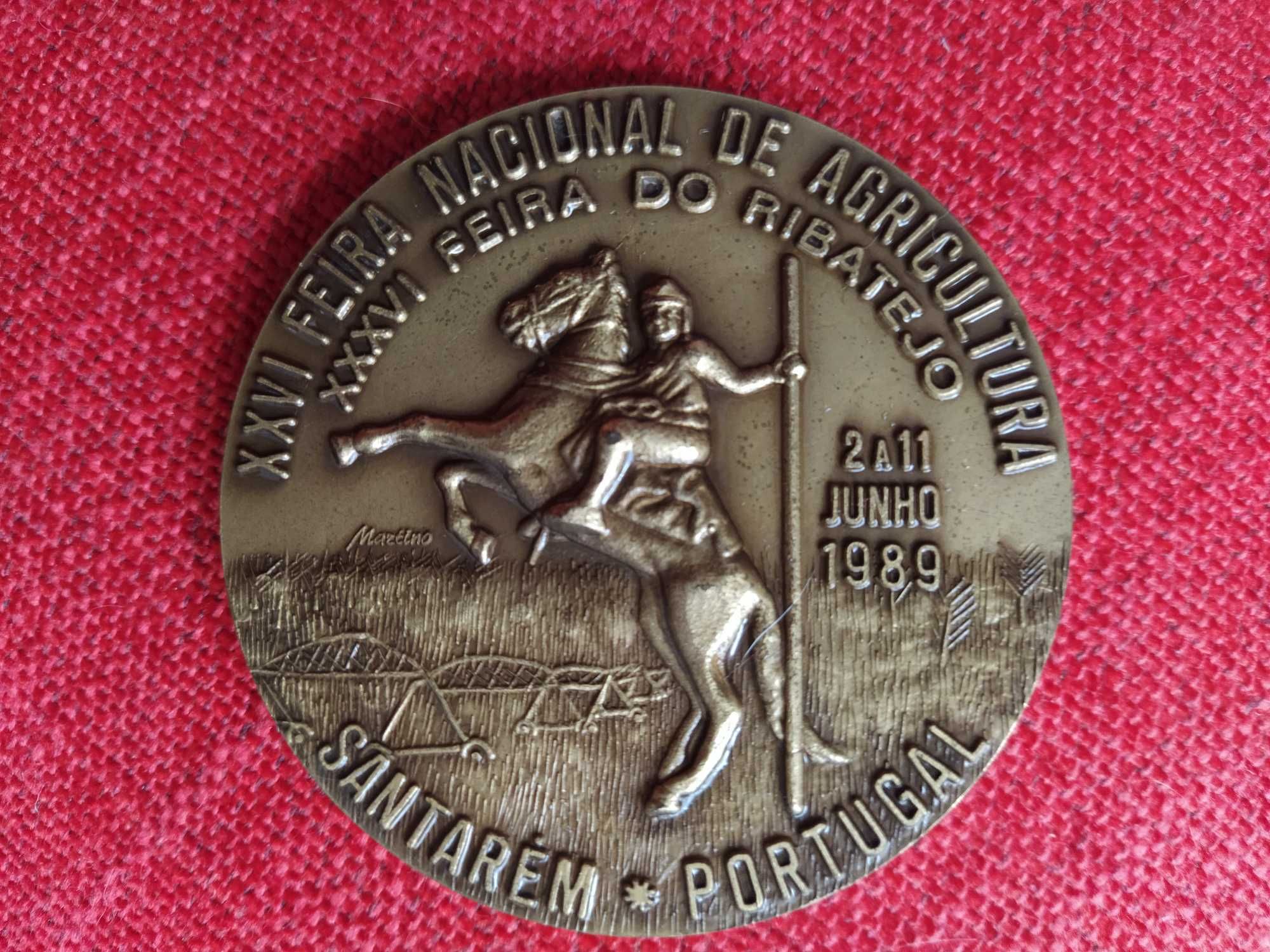 Medalha XXVI Feira Nacional Agricultura - Santarém 1989 - 8cm