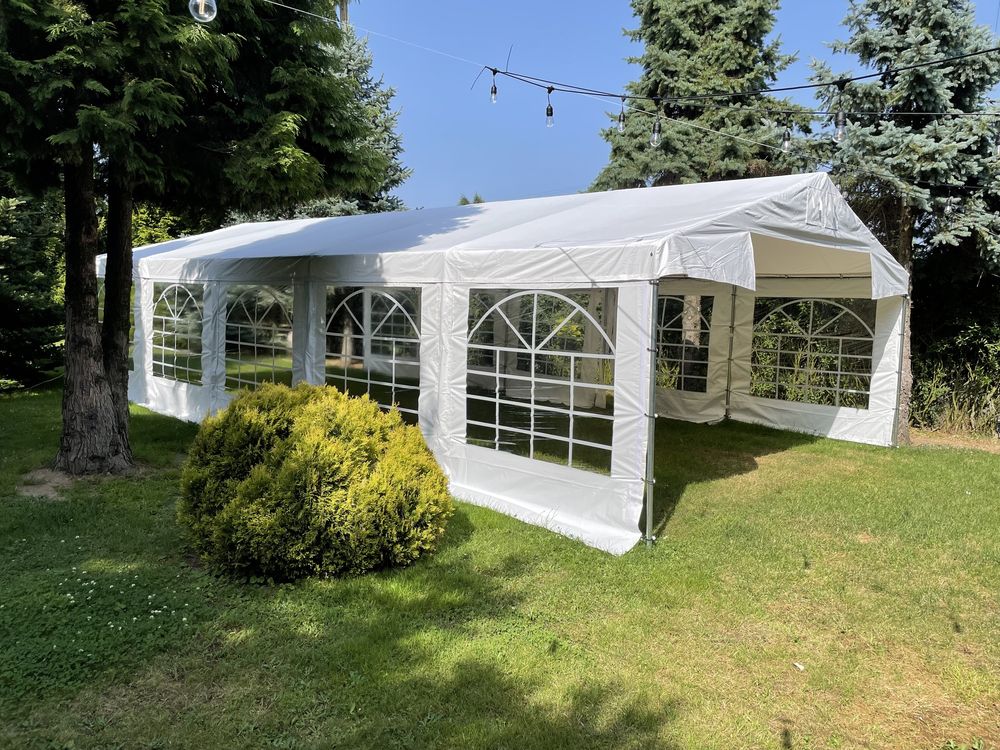 Namiot Imprezowy ogrodowy wesela chrzciny imprezy 5x10