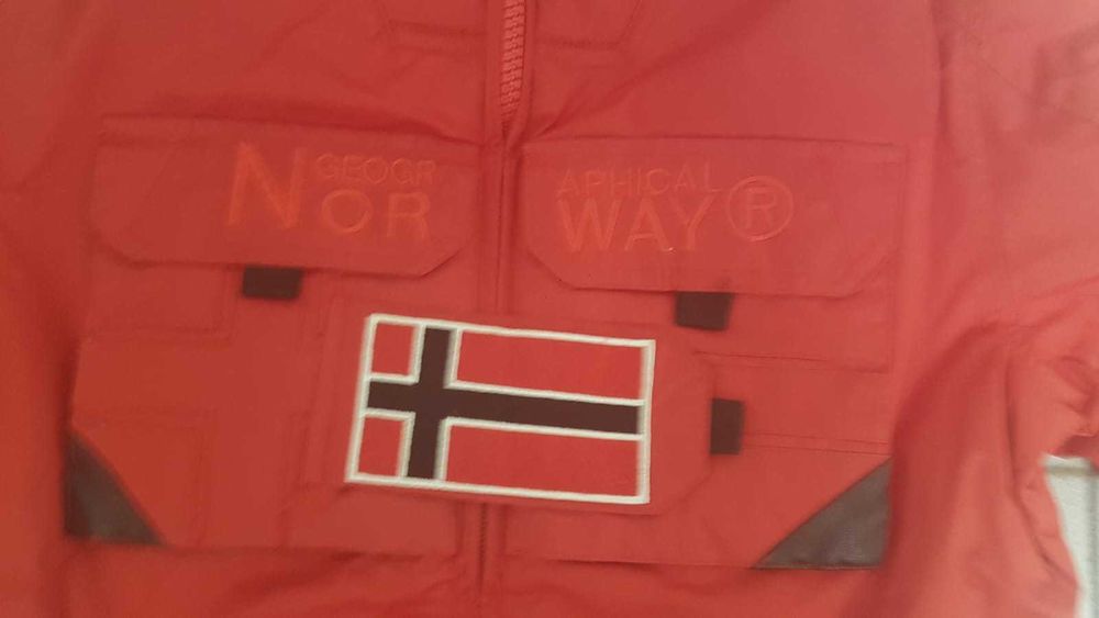 Ciepła kurtka zimowa chłopięca Geographical NORWAY EU 12Y