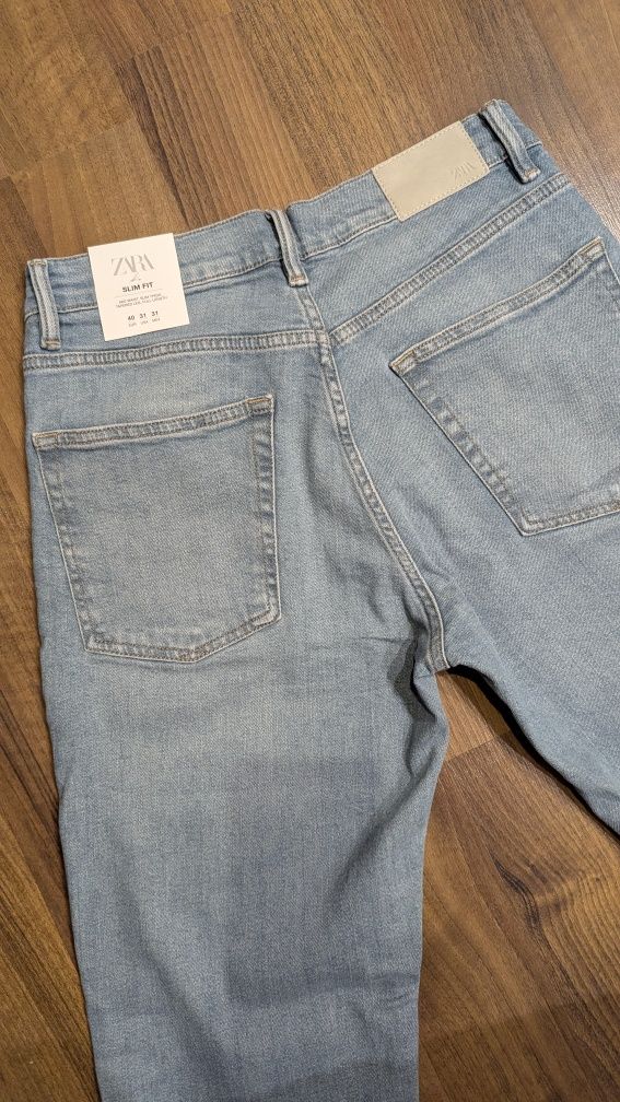 Джинси чоловічі zara slim fit  eur40