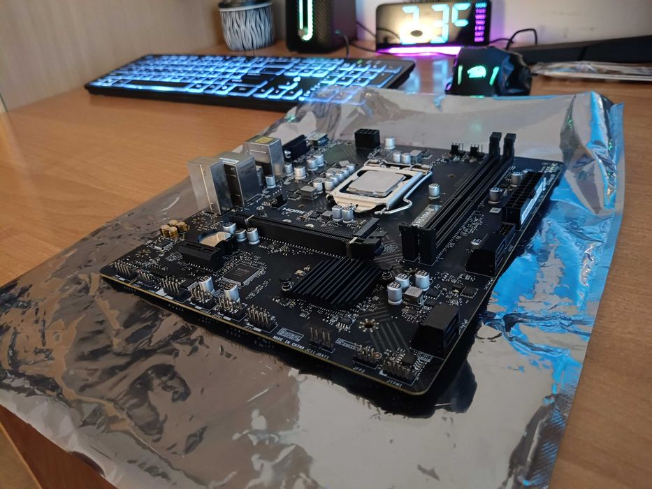 Płyta Główna msi pro h510m-b  + i3-10100f