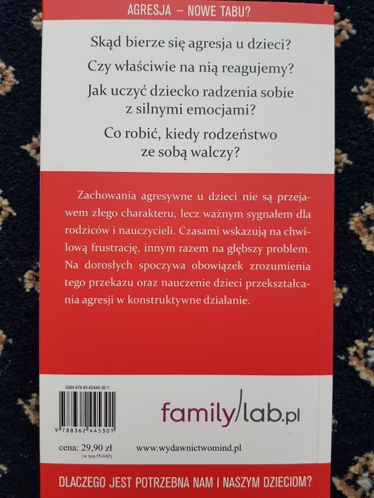 Książka Jesper Juul, Agresja - nowe tabu?