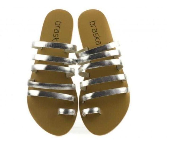 Нові шкіряні шльопанці Braska 41 розмір