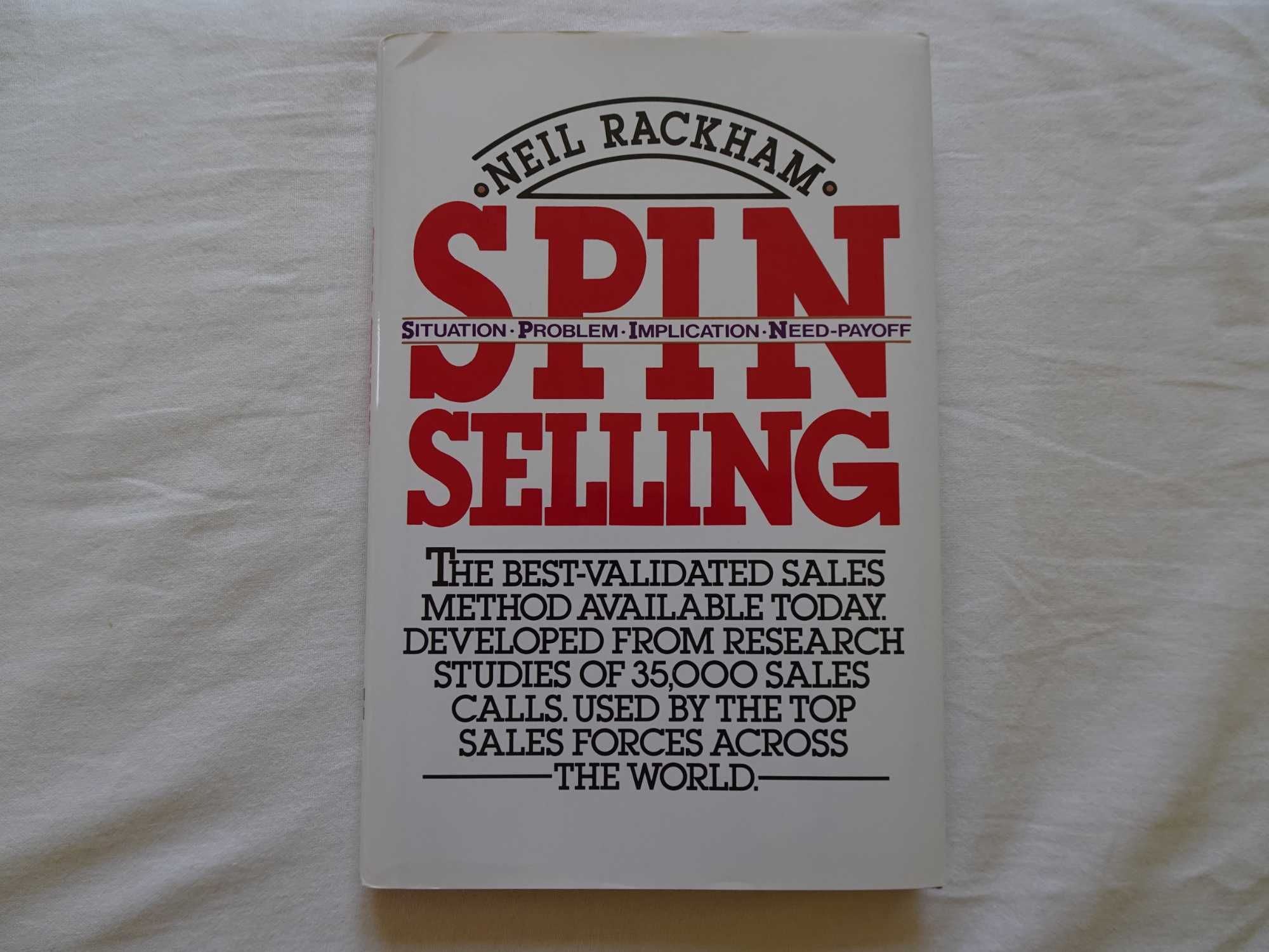 Książka Neil Rackham SPIN Selling ENG ANG The Best Sales Method 1 wyd
