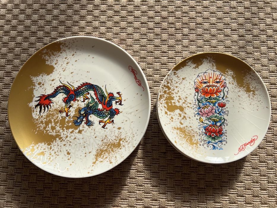 Оригіналий набір Ed Hardy тарілки 8 шт