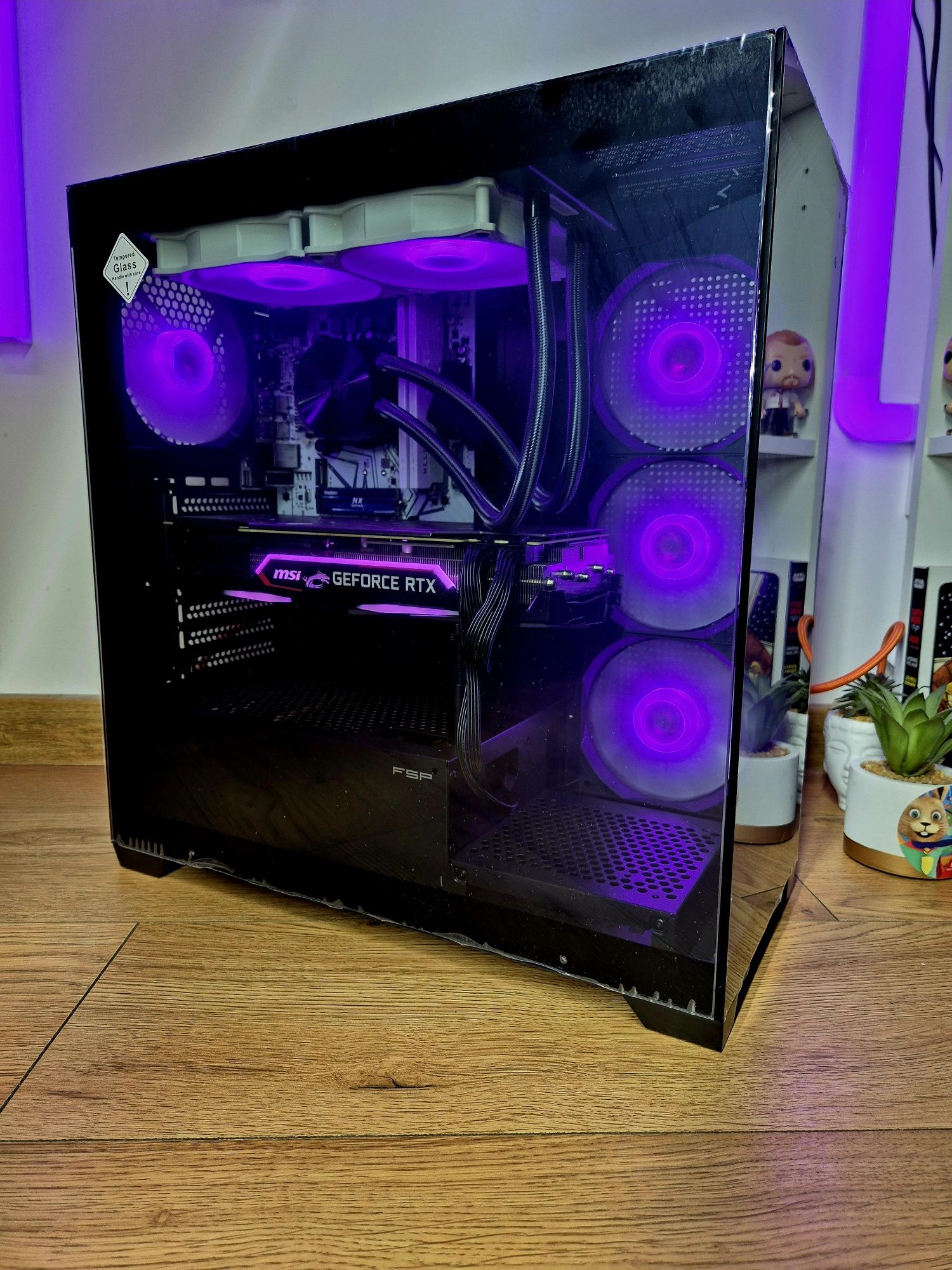 Komputer do Gier i5 12400f, RTX 2070 Super 8gb, 32gb DDR4, AiO 240mm.