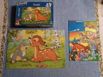 Bambi zestaw puzzle 30 elementów + kolorowanka GRATIS