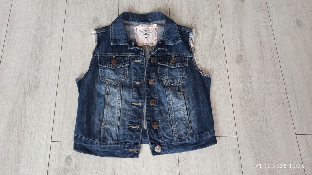 Kamizelka damska dżinsowa r 36, 38 Denim