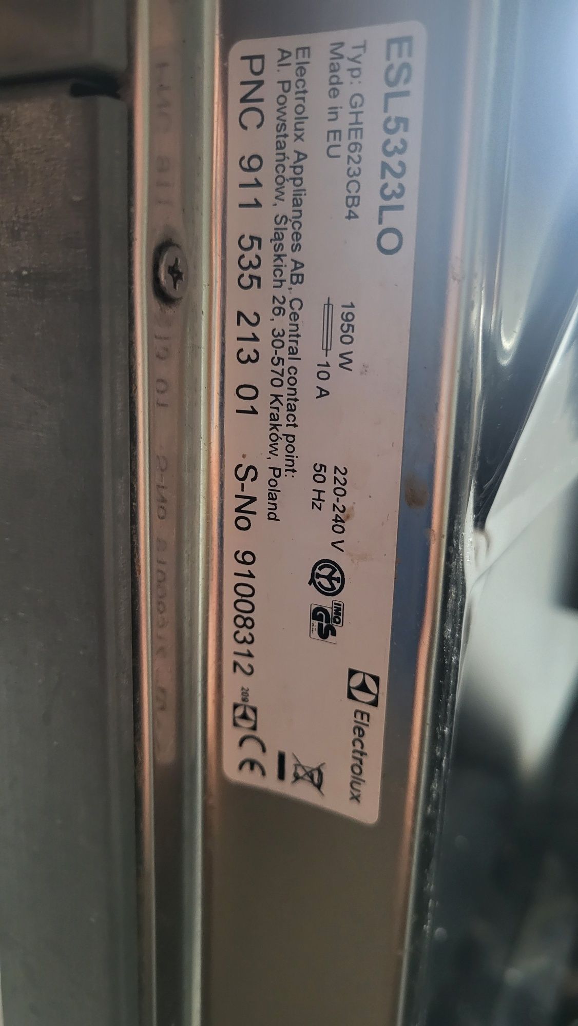 Zmywarka Electrolux 60 sprawna