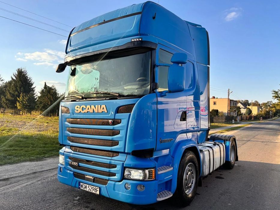 Scania R 450  Xenon Adr Najlepszy Silnik Bez Egr Gotowa Do Pracy Piękny Kolor
