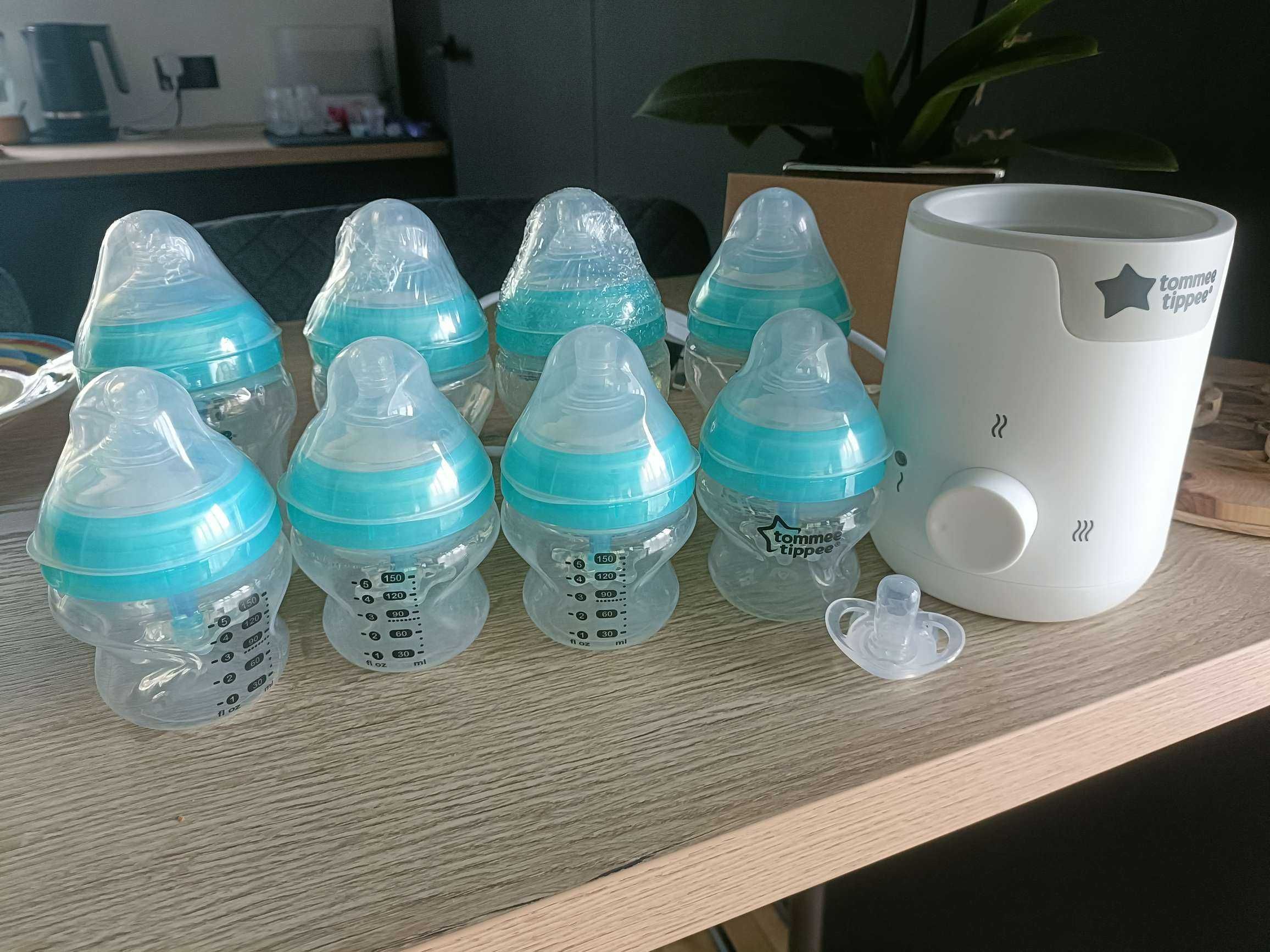 Zestaw - butelki i podgrzewacz dla dziecka Tommee Tippee