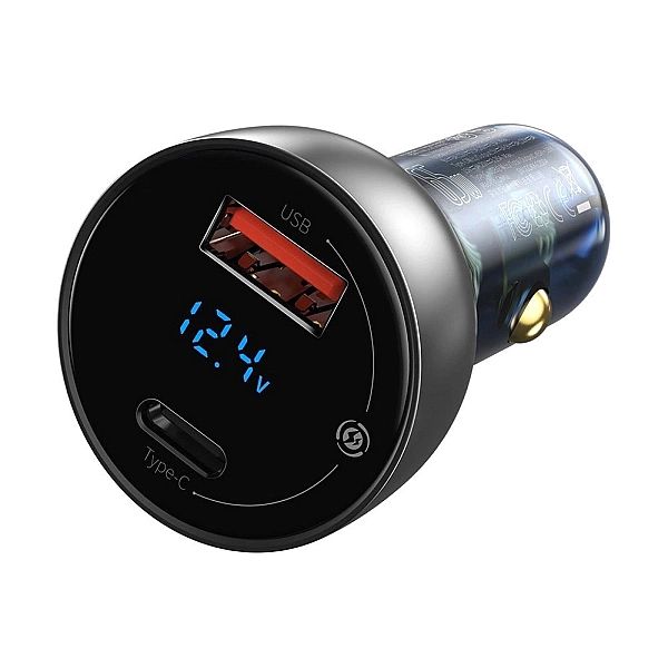 Baseus ładowarka samochodowa USB / USB Typ C 65 W 5 A SCP Quick Charge