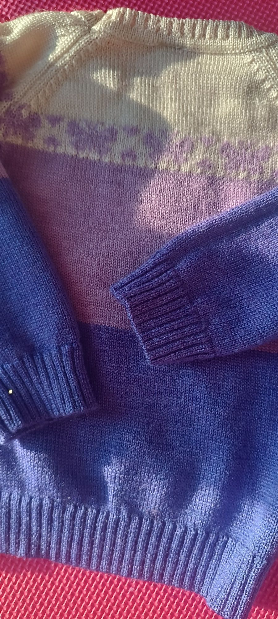Sweter name IT wełna 98 2/3 lata + rajstopy