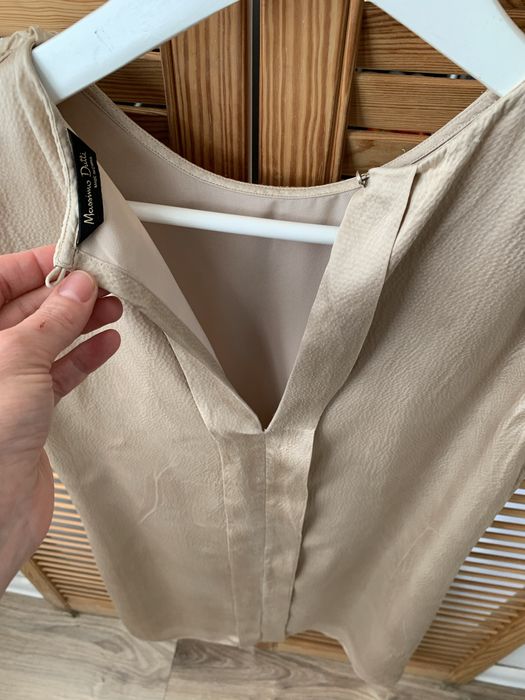 Złota sukienka Massimo Dutti rozmiar S