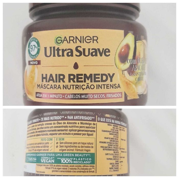 Máscara Cabelo Ultra Suave Abacate e Carité 340ml