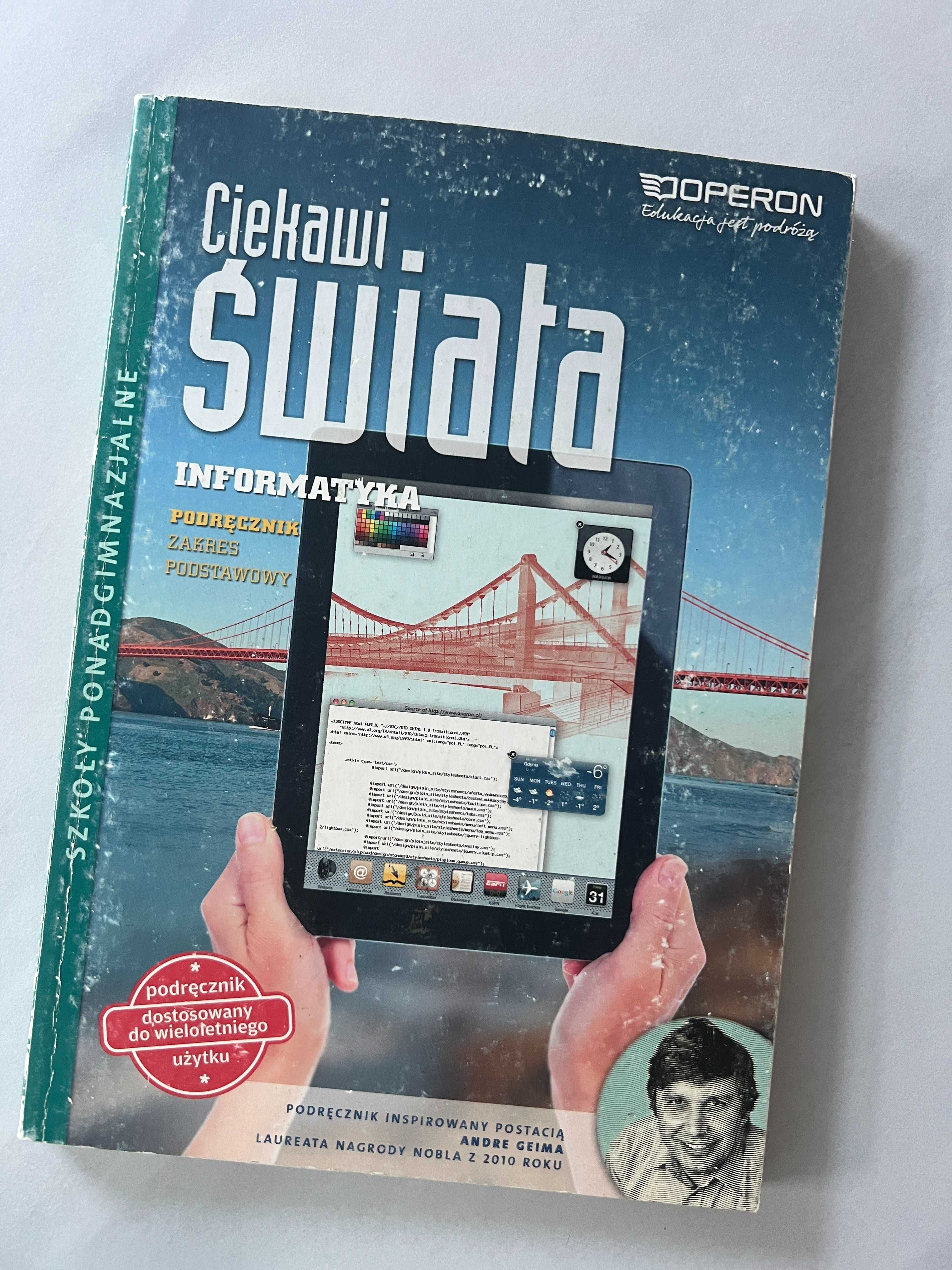 Informatyka. Ciekawi świata. Podręcznik Zakres podstawowy stan bdb