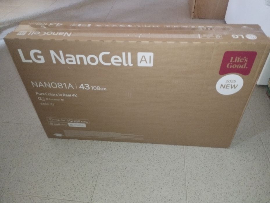 Televisão LG Nano 43" 2025