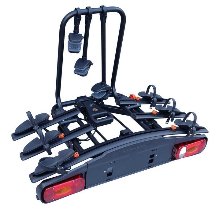 Aguri Active Bike 3 Solidny bagażnik rowerowy na hak 3 rowery black