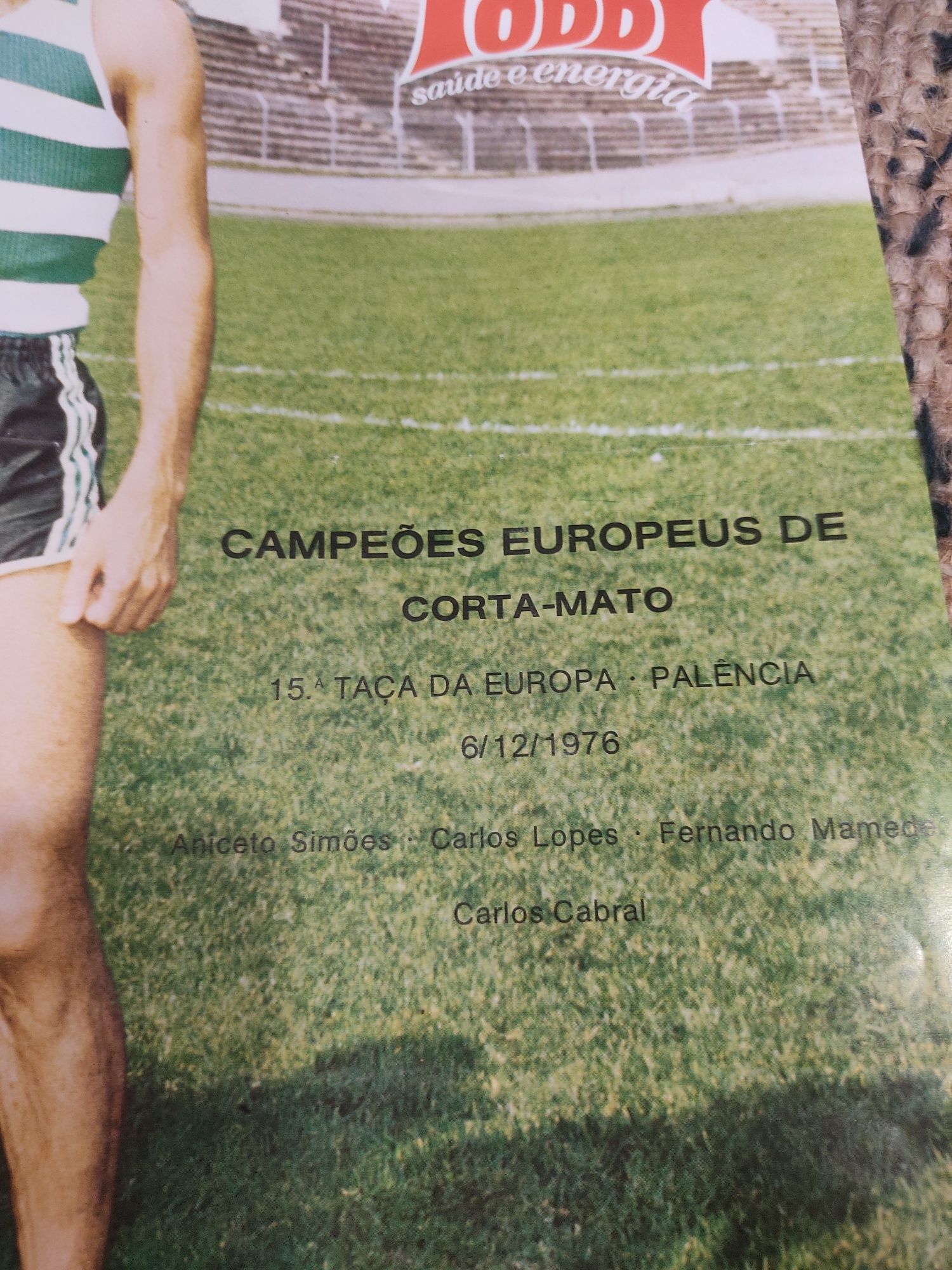 Cartaz tamanho A3 atletismo Sporting 1976