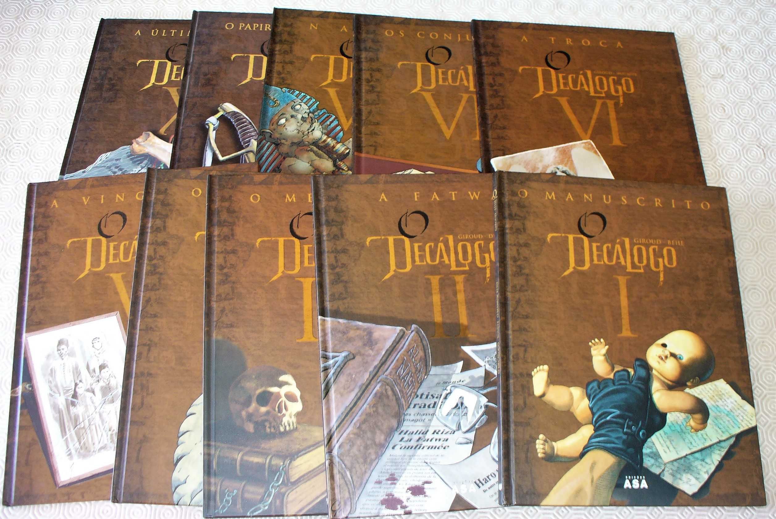 O Decálogo vols 1 a 10 - Frank Giroud - Asa - capa dura col. completa