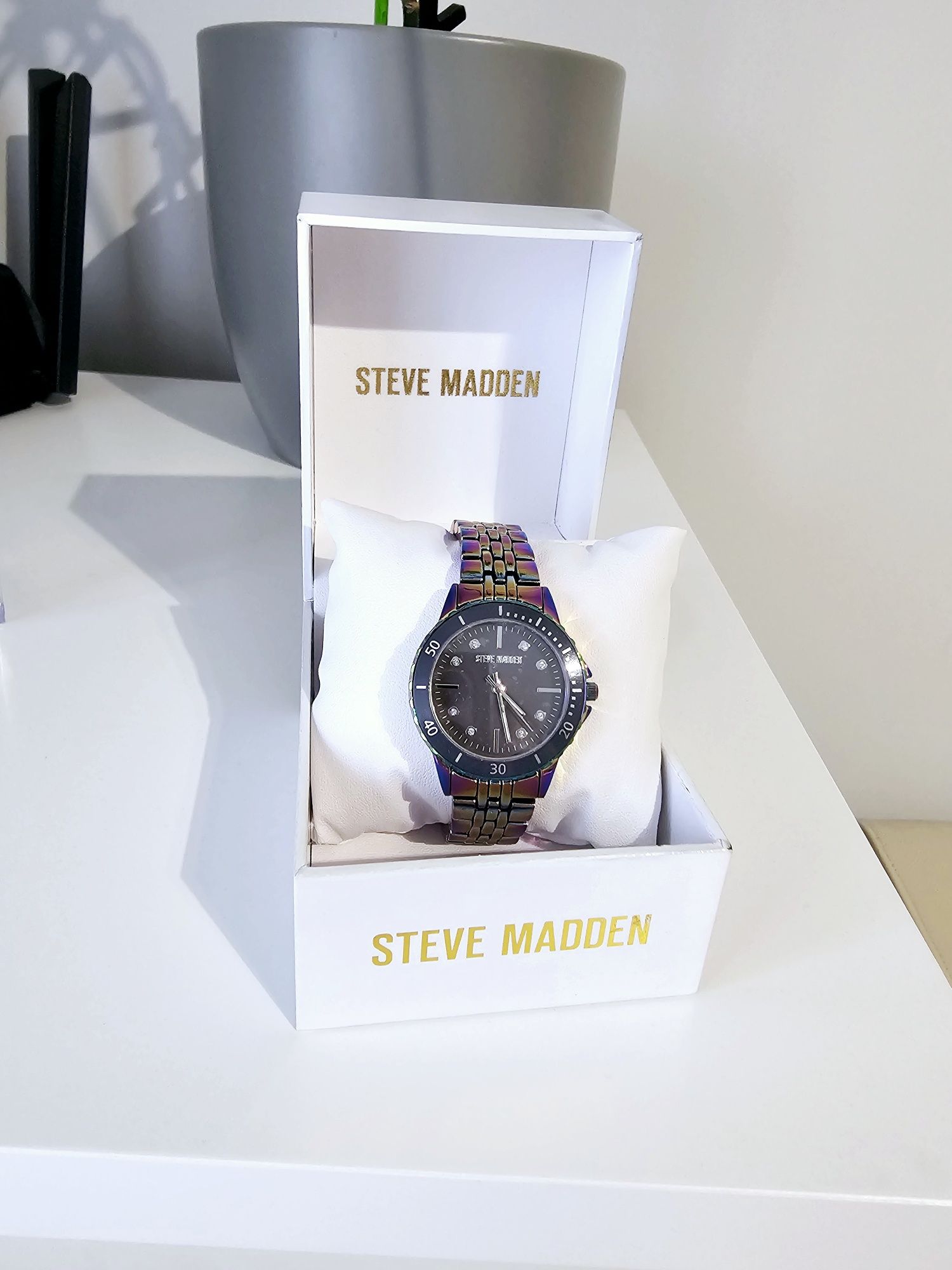 Nowy zegarek Steve Madden teczowy zegarek Steve Madden