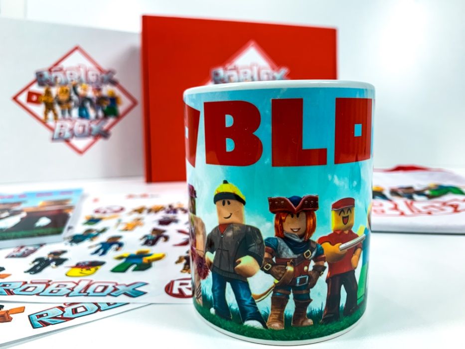 Подарочный набор Roblox Box Роблокс Бокс Подарок для мальчика Чашка