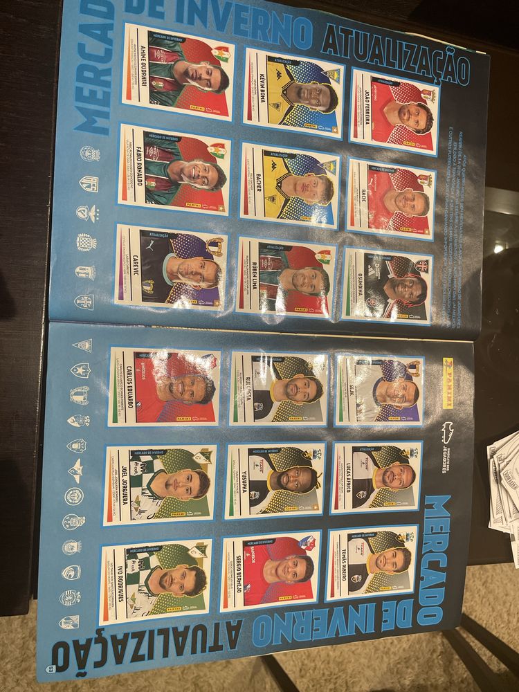 Coleção de cromos liga Betclic 24/25 completa