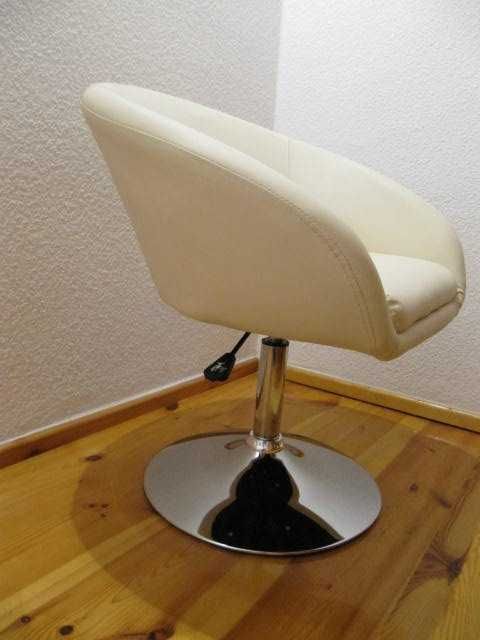 Hoker obrotowy, regulowana wysokość, skóra ekologiczna