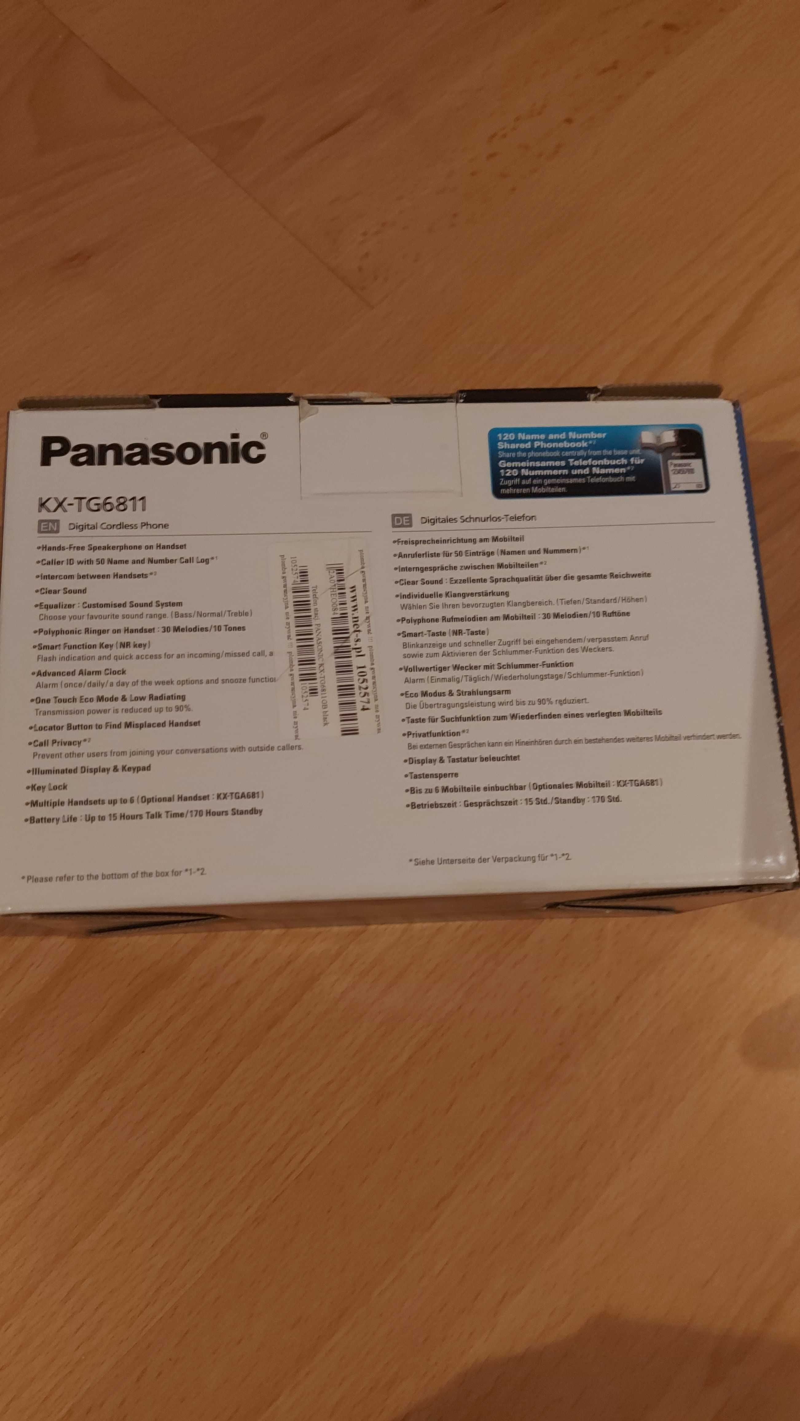 Panasonic KX-TG6811 cyfrowy telefon DECT