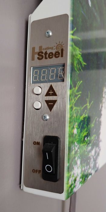 Metalowy grzejnik HSteel ISH 750 podczerwień Fototapeta