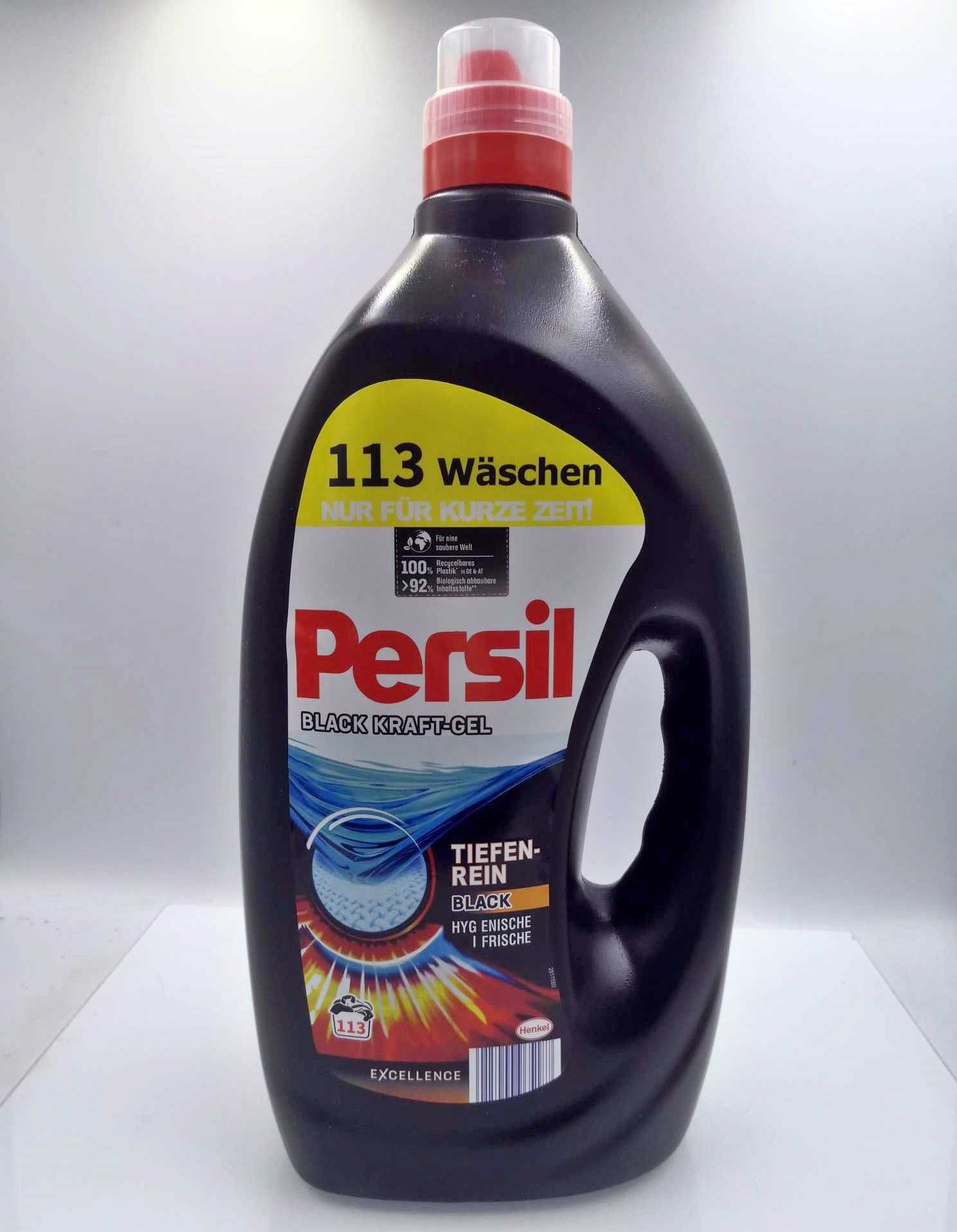 Niemiecki żel do prania Persil czerń 113 prań 5.085l