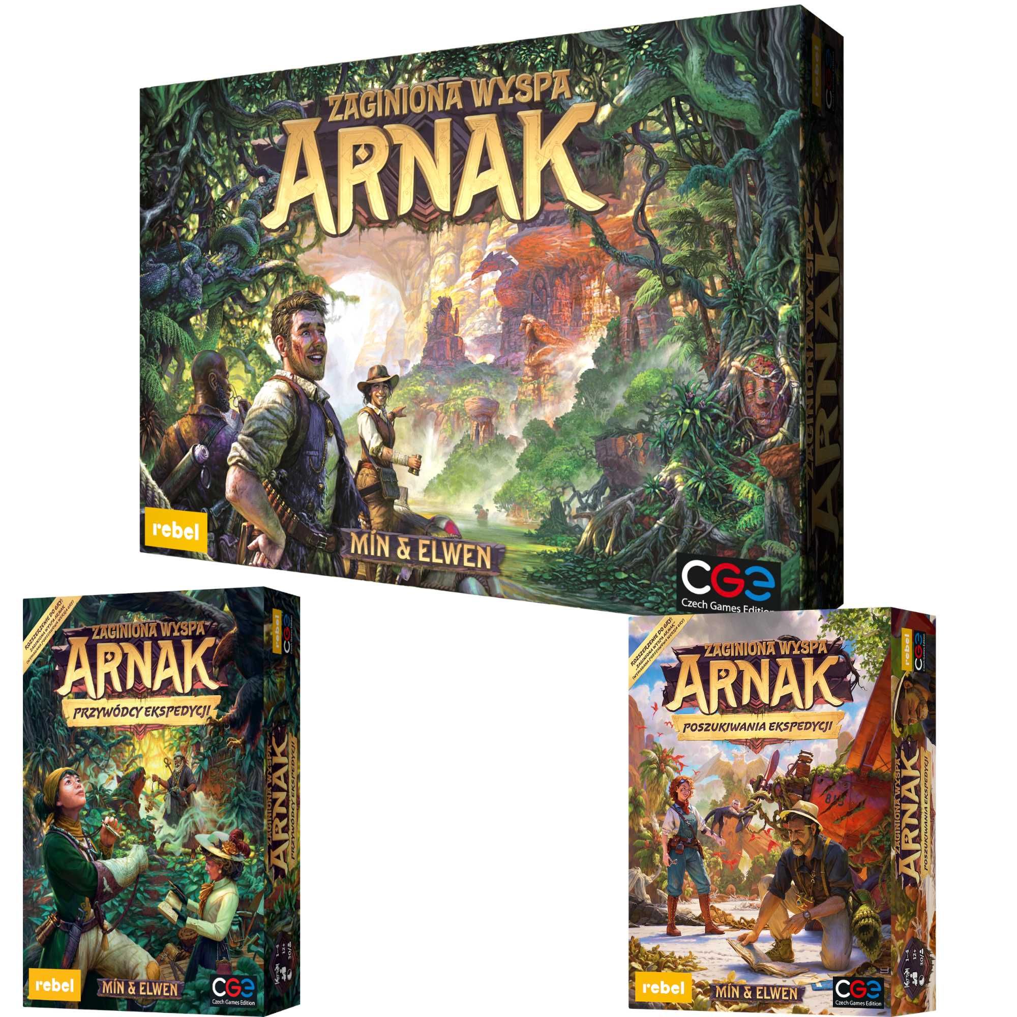 Zaginiona wyspa Arnak + Poszukiwania + Przywódcy + Insert