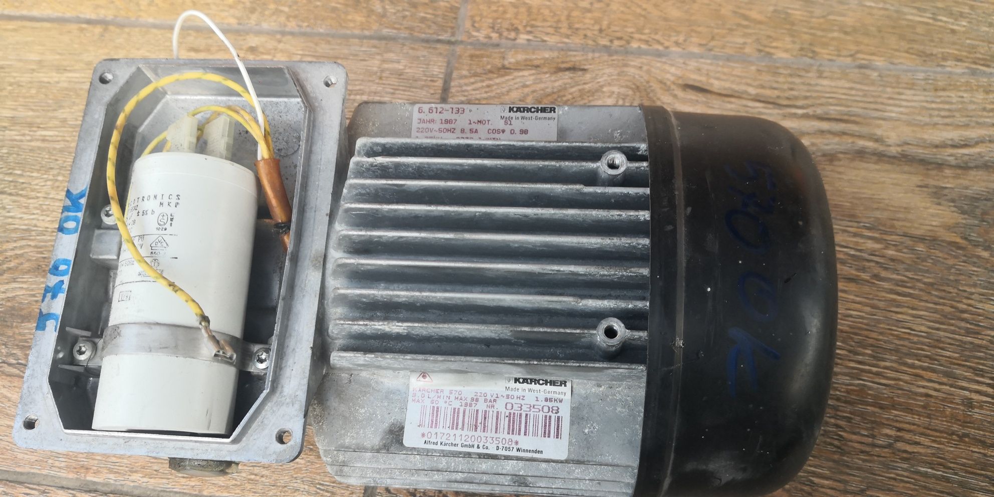 Silnik elektryczny karcher 570 części do myjek odkurzaczy
