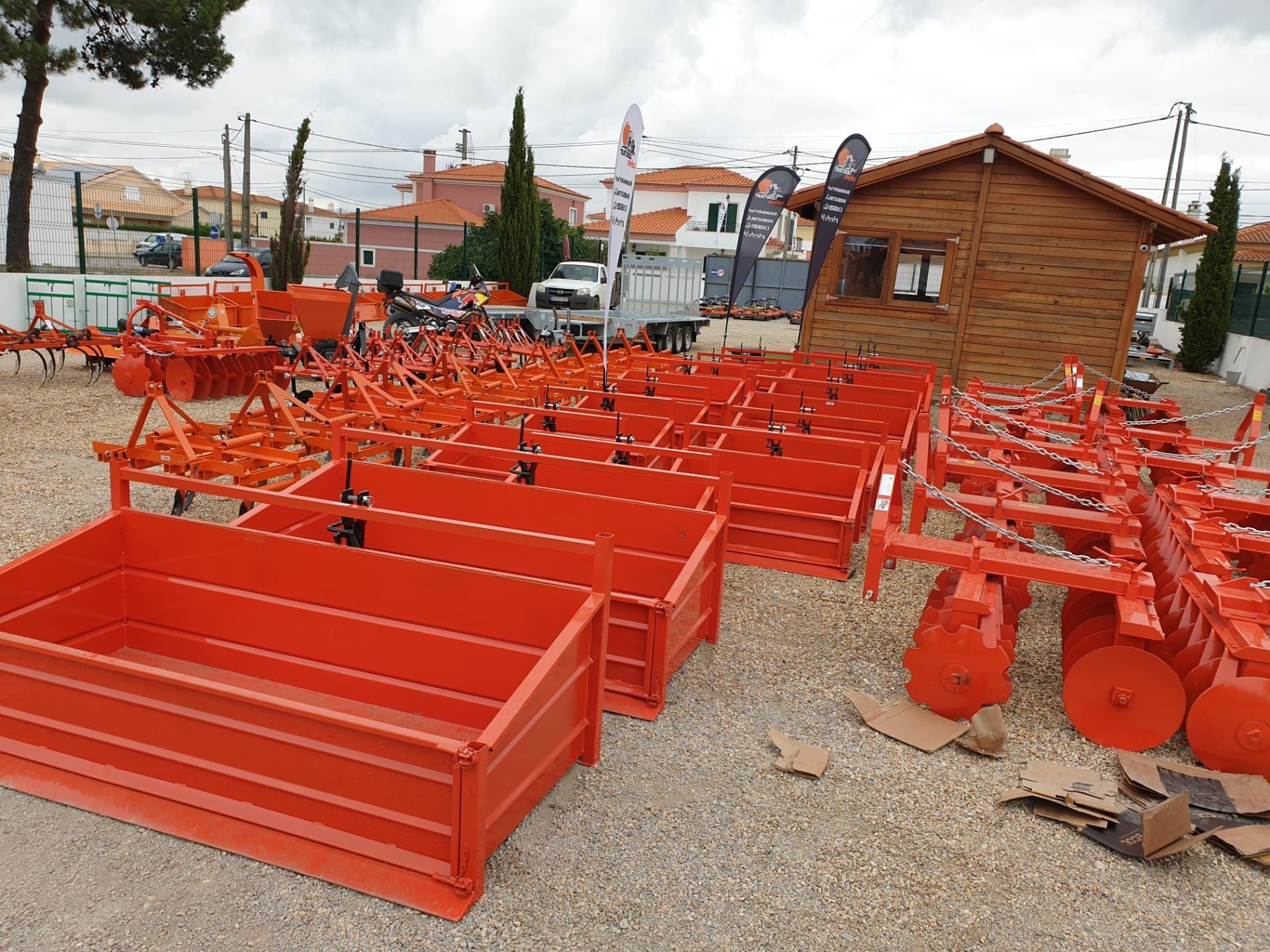 Caixas de Carga Basculantes-novas-reforçadas-garantia-transporte