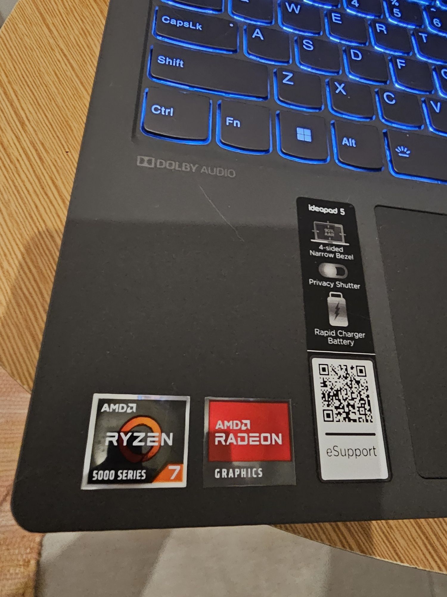 Lenovo IdeaPad 5 15ALC05 R7-5700U, 16GB, 512GB SSD, 15,6", WIN11